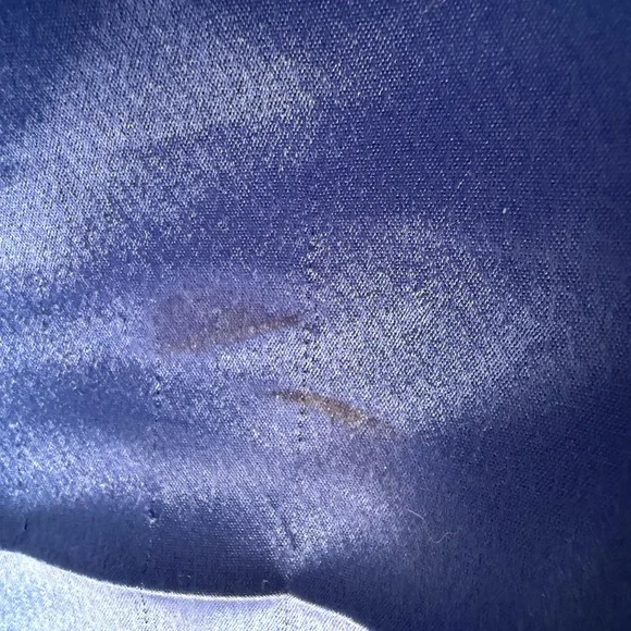 Jones New York Sleeveless Cobalt Blue Pleated Midi Dress with jewelled collar - Picture 8 of 10